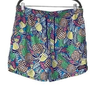 VINEYARD VINES TROPICAL PRINT  MENS  SWIM TRUNKS   SIZE M‎